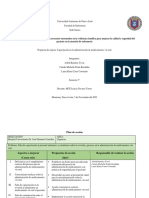 .1 - 5. Plan de Actividades y Recursos Necesarios Sustentados en La Evidencia Científica para Mejorar La Calidad y Seguridad Del Paciente en La Atención de Enfermería