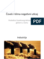 Čovek I Klima-Negativni Uticaj