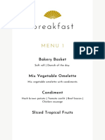 Repatriation Menu - Breakfast (Updated 25 Nov)