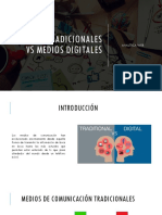 Medios Tradicionales Vs Medios Digitales