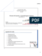 Desenvolvimento e aprendizagem motora no 1o ciclo