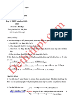 Đề Thi HSG Môn Hóa Học Lớp 12 - Sở GD_ĐT Hải Dương - Năm Học 2012-2013 - File Word Có Lời Giải Chi Tiết