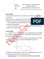 Đề Thi HSG Môn Hóa Học Lớp 12 - Vòng 2 - Sở GD - ĐT Thái Nguyên - Năm Học 2011-2012 - File Word Có Đáp Án