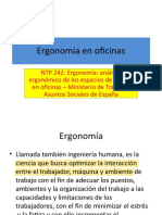 Ergonomía en Oficinas 2020-II