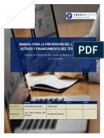 Manual para La Prevencion Del Lavado de Activos y Financiamiento Del Terrorismo-Primus Capital