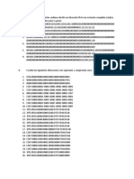 Ejercicios Ipv6