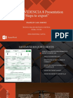 AA15 - E8 - Presentation Steps To Export
