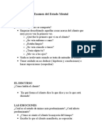 Examen Del Estado Mental