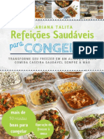 EBOOK Refeições Saudáveis para Congelar - Mariana Talita - Compressed