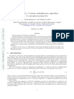 Strassen's 2 × 2 Matrix Multiplication Algorithm: A Conceptual Perspective