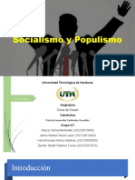 Presentación Socialismo y Populismo