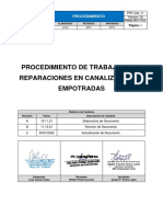 PRT - CAL - 11 - Reparaciones Canalizaciones Empotradas