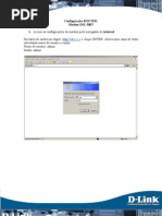 DSL 500T - Configuracoes Para o Modo Router