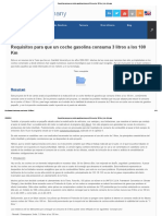 Requisitos para que un coche gasolina consuma 3 litros a los 100 Km _ Luis Arimany