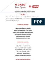 PS Lista Candidatos Delegados Paredes
