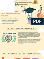 Aprendizaje organizacional y sus disciplinas en la UNIVERSIDAD NACIONAL DE UCAYALI