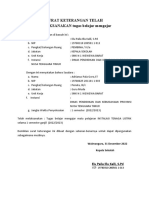 SURAT KETERANGAN TELAH Belajar Mengajar