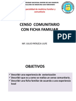 Censo Comunitario y Ficha Familiar