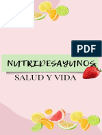 Reels para Instagram Nutrición y Bienestar Moderno Rosa Verde