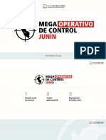 Presentación Megaoperativo de Control Junin 16 Marzo para Medios Prensa