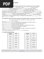 Past Tense Irregular Verbs