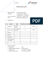 Lampiran 2 - Daftar Prakualifikasi - 1 Profil Kontraktor - IWR