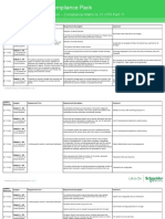 Compliance Pack Matrix To 21CFR Part 11 - EcoStruxure Building Operation