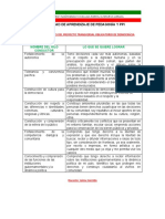 Hilos Conductores Del Proyecto Transversal Obligatorio de Democrácia