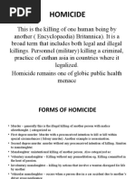 Homicide Cs Powerpoint