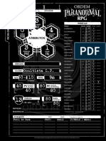 Build Atirador Paranormal de Conhecimento - Ordem Paranormal RPG