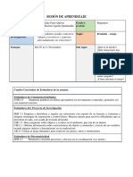 Sesión de Aprendizaje Del 07 Al 11 de Noviembre