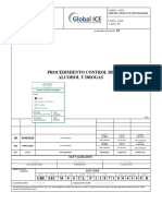 Procedimiento control de alcohol y drogas