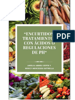 Tratamientos con ácidos y regulación de pH en frutas y hortalizas