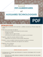 Additifs Alimentaires Et Auxiliaires Technologies