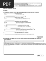Unit 6 Progress Test A Answers | PDF