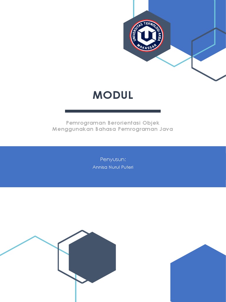 Modul PBO dengan Java dan Netbeans | PDF