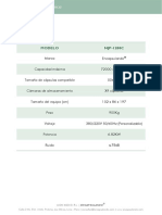 Parametros Técnicos NJP-1200C