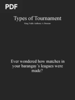 Types of Tournament