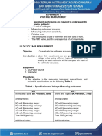 Experiment 1 - Voltage Measurement