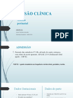 SESSÃO CLÍNICA (Asfixia Perinatal)