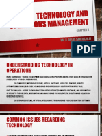 Chapter 3 Technology and Operations Management