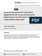 REglamento de Ley de Educacion Especial