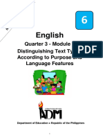 Distinguishing Text Types