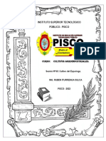 Instituto Superior Tecnológico Público - Pisco: Curso: Cultivos Agroindustriales