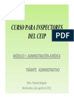 Importante. Tramite - Administrativo