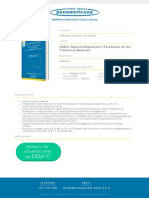 DSM-5. Manual Diagnóstico y Estadístico de Los Trastornos Mentales