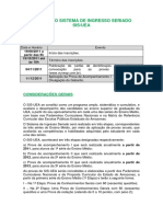 Manual Do Sistema de Ingresso Seriado Sis/Uea: Calendário