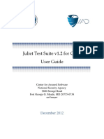 Juliet Test Suite v1.2 For C CPP - User Guide