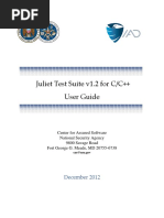 Juliet Test Suite v1.2 For C CPP - User Guide