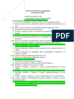 Exercício de Revisão de Contabilidade